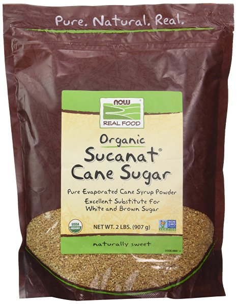 NOW Foods Sucanat(R) Organic Sugar Cane - 2 lb