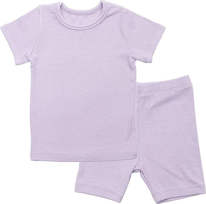 AVAUMA Newborn Baby Little Boys Girls Snug-Fit Pajamas Summer Winter Short/Long Sleeve Sets Pjs Kids Clothes