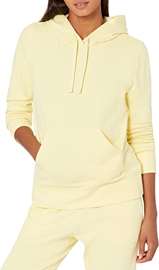 Amazon Essentials Women's French Terry Fleece Pullover Hoodie (Available in Plus Size)