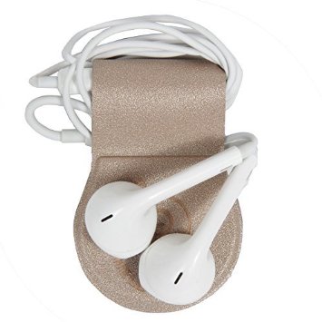 Hermitshell Headphone Wrap Magnetic Earphone In-ear Earbud Cord Organizer Clip for Bose AKG Audio-technica Jaybird Panasonic JVC Brainwavz Beats Apple Samsung Musicians Sport Runner Outdoor Khaki