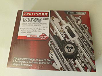 Craftsman Tap & Die SET 50pc Sae-met