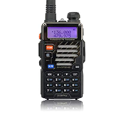 Baofeng UV-5R  Plus UHF VHF Long Range Dual Band Ham Two Way Radio Black