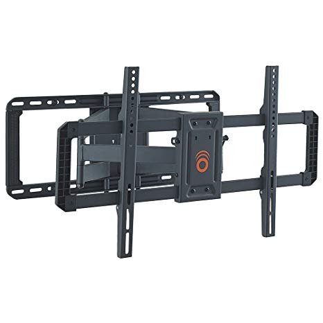 ECHOGEAR Full Motion Tilt and Swivel TV Wall Mount Bracket for most 42-80 inch LED, LCD, OLED, Curved and Plasma Flat Screen TVs w/VESA patterns up to 600 x 400-55.6 cm Extension - EGLF2-B2