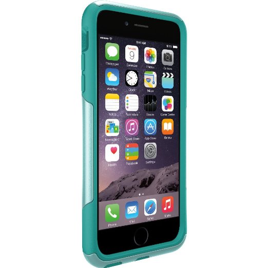 OtterBox COMMUTER iPhone 6 Plus/6s Plus Case - Frustration-Free Packaging - AQUA SKY (AQUA BLUE/LIGHT TEAL)