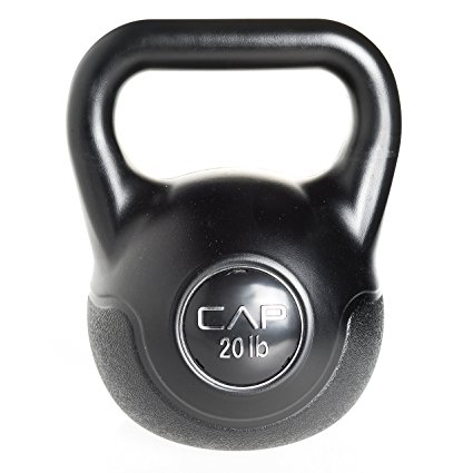 CAP Barbell Vinyl Coated Cement Kettlebell