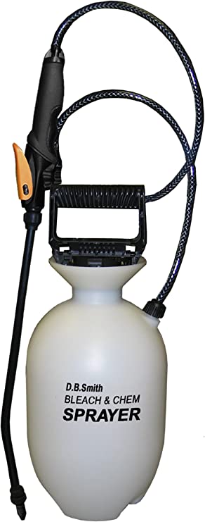 Smith 190285 1-Gallon Bleach and Chemical Sprayer for Lawns and Gardens or Cleaning Decks, Siding, and Concrete