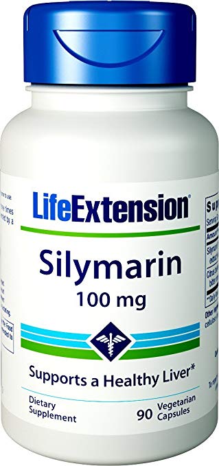 Life Extension Silymarin Vegetarian Capsules 100 mg, 90 Vegetarian Capsules