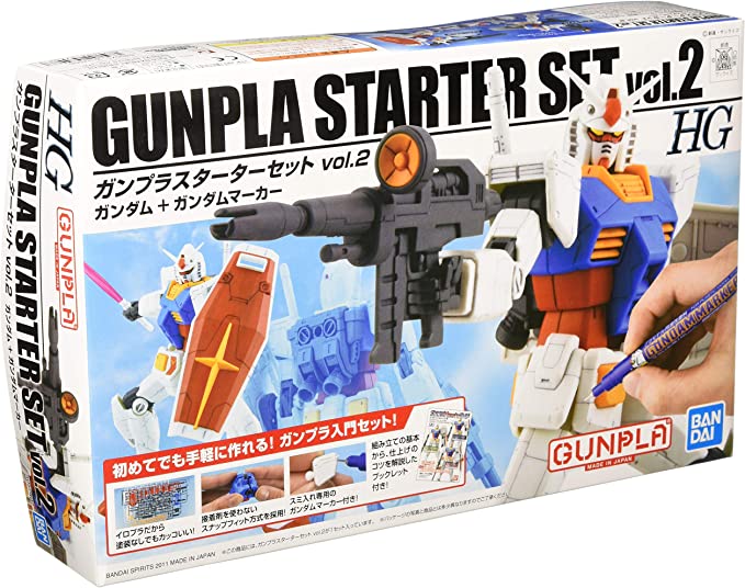 Bandai Hobby - MG - 1/144 HG Gunpla Starter Set Vol.2