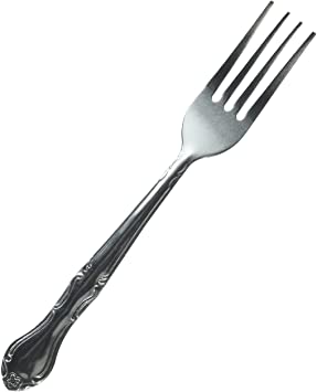 Winco 0004-05 12-Piece Elegance Dinner Fork Set, 18-0 Stainless Steel