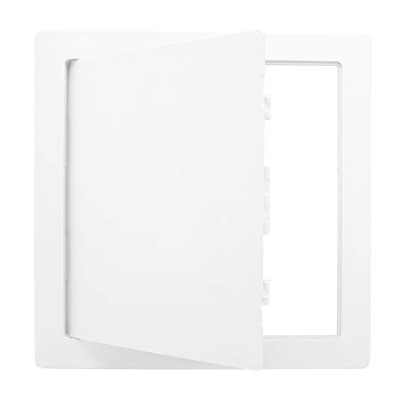 Morvat 14x14 Flush Plastic Access Panel Door with Frame, For Drywall, RV, Laundry Shoot, Attic, Electrical Box and More