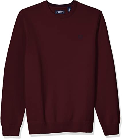 Chaps Men's Classic Fit Cotton Crewneck Sweater