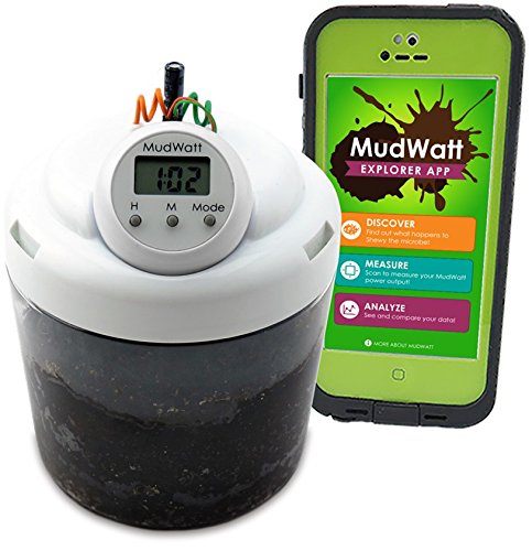 MudWatt - Clean Energy from Mud - Grow your own living fuel cell - Classic STEM Kit