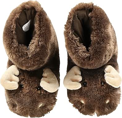 Lazy One Animal Critter Slippers for Kids and Adults, Cute Slippers for Kids, Cozy Slippers