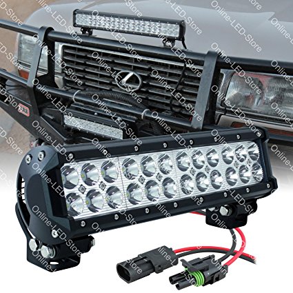 LAMPHUS CRUIZER 12" 72W CREE LED Off Road Power Sports Vehicle Light bar (OTHER SIZES AVAILABLE) - Spot