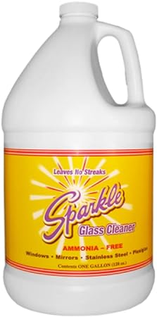 Sparkle Glass Cleaner, Original Purple, 1 Gallon Refill Bottle, 128 OZ