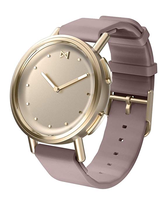 Misfit Wearables MIS5023 Misfit Path Smartwatch in Gold Tone with Lavender Sport Strap