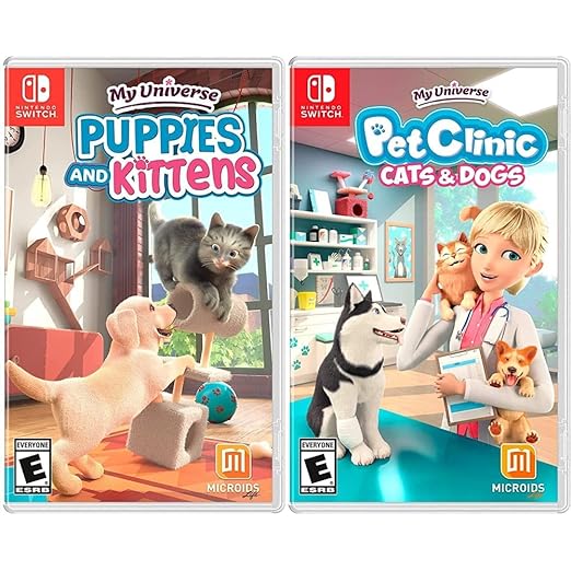 My Universe: Puppies and Kittens - Nintendo Switch & Pet Clinic: Cats & Dogs (NSW) - Nintendo Switch