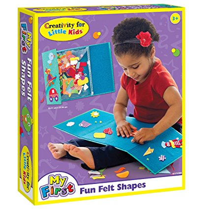 Creativity for Kids My First Fun Felt Shapes - Portable Felt Board for Preschoolers
