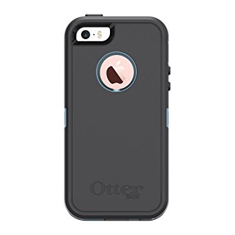 OtterBox DEFENDER SERIES Case for iPhone 5/5s/SE - Frustration Free Packaging - STEEL BERRY (WHETSTONE BLUE/SLATE GREY)