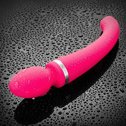 Arvidsson Smart Sensor Wand Massager, Supercharged Rechargeable Waterproof Vibrator, Portable Auto Detection Power, Double Head Vibration, Wireless Multi Speed Massage Wands, Rose Pink