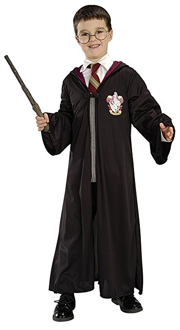 Rubie's Official Harry Potter Pack Gryffindor Robe, Wand and Glasses Child's Costume - Standard Size