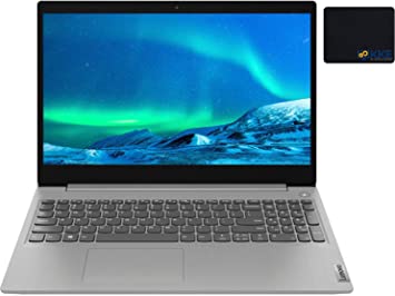 2020 Newest Lenovo Ideapad 3 Laptop, 15.6" Full HD Screen, 10th Gen Intel Core i3-1005G1 Processor, 12GB RAM, 256GB SSD, Wi-Fi, Webcam, Online Class, Zoom Meeting, Windows 10 Home, KKE Bundle, Grey