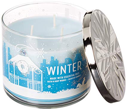 Bath and Body Works 3 Wick Scented Candle in Winter 14.5 Ounce