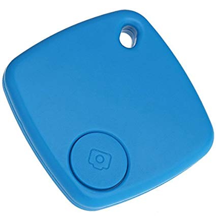 Bluetooth alarm - TOOGOO(R)2 in 1 Bluetooth alarm Anti-loss keychain 4.0 Smart Location Tracker and Remote Camera Remote for iPhone 4S 5 5C 5S 6 Plus Samsung S4 S5 (Blue)