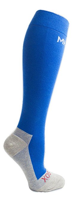 Graduated Compression Socks for Men & Women MDSOX 20-30 mmHg (Royal Blue, L) Best Stockings for Nurses, Travel, Running, Maternity Pregnancy, Varicose Veins, Medical, Blood Circulation, Leg Recovery