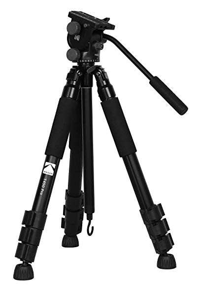 KODAK T450 Pro 180cm Three Section Support Flip Locks Tripod