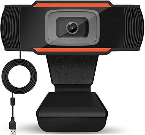 Webcams with Microphone, HD Autofocus 5 Megapixel 1080P Video Call Available Pro Streaming Web Camera, Widescreen USB Computer Camera for PC Mac Laptop Video Calling Conferencing Recording (Black)
