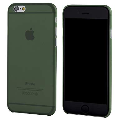 Phone 6S Case, Totallee The Scarf, The Thinnest Cover for iPhone 6 / 6S, Ultra Thin & Light, Slim Minimal Lightweight (Deep Green)