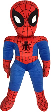 Marvel Super Hero Adventures Toddler Spiderman Plush Stuffed Pillow Buddy - Super Soft Polyester Microfiber, 20 inch (Official Marvel Product)