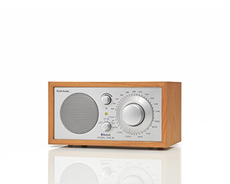 Tivoli Audio M1BTSLC Model One BT Bluetooth AM/FM Radio (Cherry/Silver)