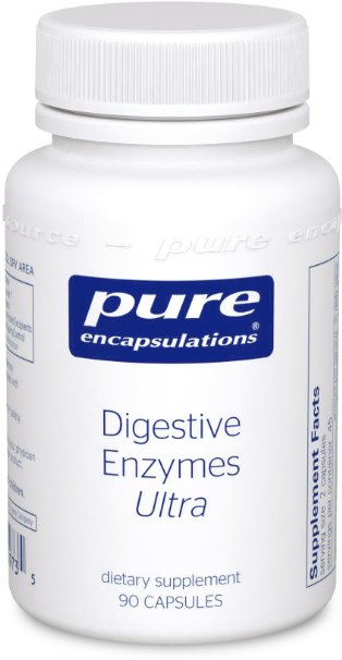 Pure Encapsulations - Digestive Enzymes Ultra - Comprehensive Blend of Vegetarian Digestive Enzymes - 90 Capsules