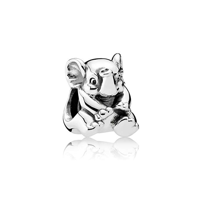 Pandora Women's 791902 Lucky Elephant Charm, Silver