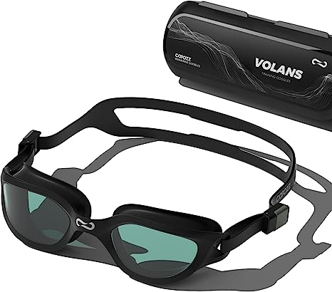 COPOZZ Women's Swim Goggles, Swimming Goggles Anti-fog No Leaking UV Protection for Adult Women