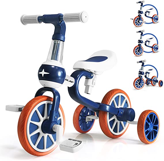 GLAF Kids Tricycles for 1 2 3 4 Years Old and Up Boys Girls Tricycle Kids Trike Toddler Tricycles for 2-4 Years Old Kids Toddler Bike Balance Bike 3 Wheels Tricycle