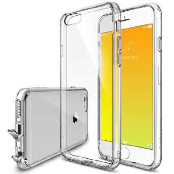 iPhone 6  6s Case - Ringke FUSION All New Shock Absorption Technology FREE Bonus HD Screen Protector IncludedCRYSTAL VIEW Crystal Clear Shock Absorption TPU Bumper Drop Protection Premium Clear Hard Back Scratch ResistantActive Touch Technology for Apple iPhone 6  6s - EcoDIY Package