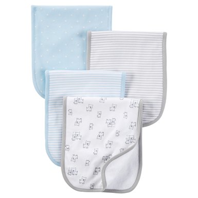 Just One You by Carter's - Baby 4 Pack Burp Cloth Set