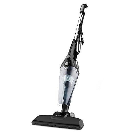 Homasy 2-in-1 Stick Vacuum & Handheld Vacuum, Lightweight Corded Upright Vacuum, 12Kpa Powerful Vacuum Cleaner with HEPA Filtration, Suitable for Pet Hair, Dust Cleaning