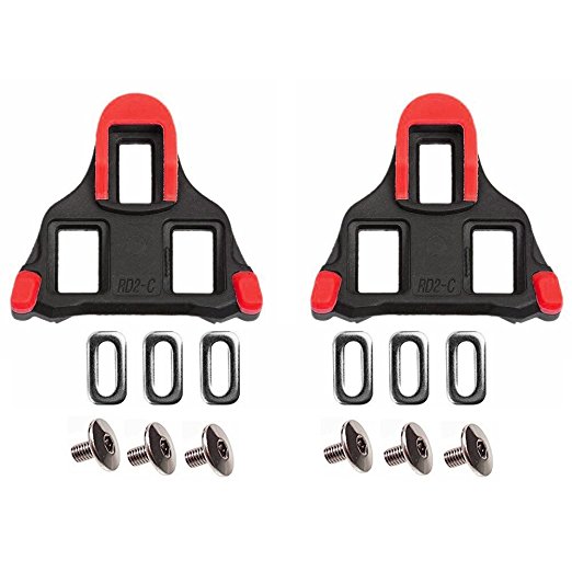 Road Bike Cleats ODIER Bicyce Cycling Cleats Compatible with Shimano SPD-SL (6 Degree Float)