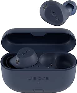 Jabra Elite 8 Active Gen 2 Auricolari Bluetooth wireless, resistenti al sudore,impermeabili, Custodia intelligente con tecnologia LE Audio, sicura, modalità HearThrough,ANC ibrida adattiva–Nero Marina