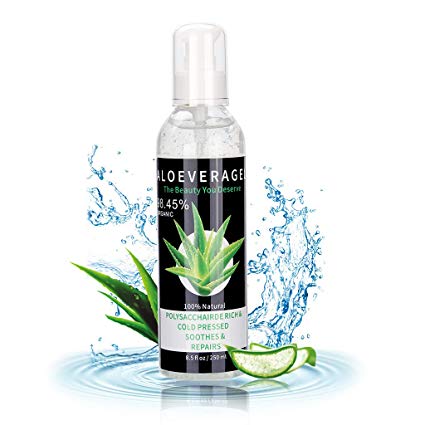 Natural Aloe Vera Gel�.45 Smoothing Gel Nourishing Water Cold Pressed 8.5 fl. Oz By Agetp
