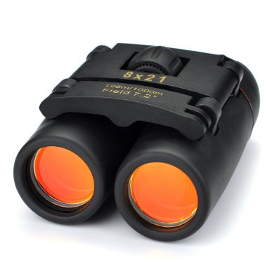 VicTsing Outdoor Travel 8 x 21 Zoom Mini Binoculars Telescope Folding Day