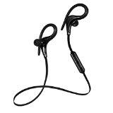 SUFUM Earhook Headphones Wireless Bluetooth Headphones Earphones Earbuds Black