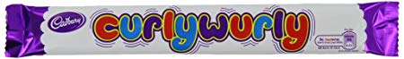 Cadbury Curly Wurly Candy, .9 oz, 60 count
