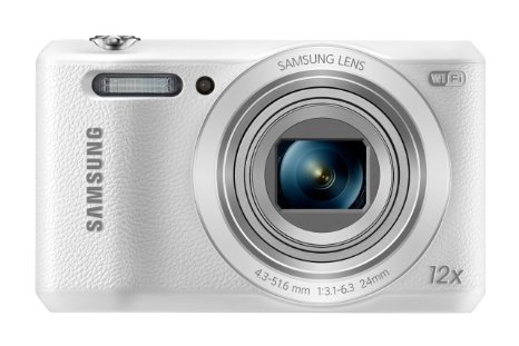 Samsung WB35F 16.2MP Smart WiFi & NFC Digital Camera with 12x Optical Zoom and 2.7" LCD (White)