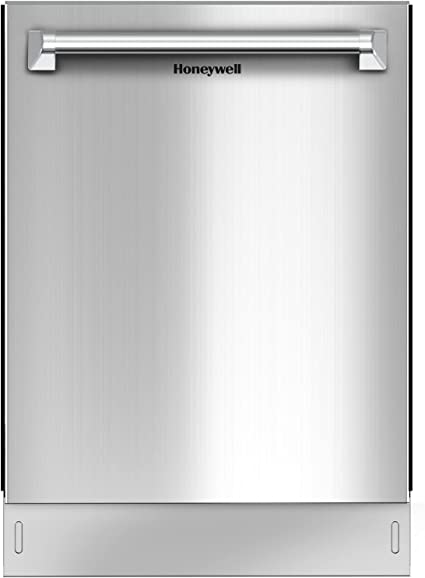 Honeywell 24 Inch Dishwasher with 14 Place settings, 6 Washing Programs, Stainless Steel Tub, UL/Energy Star- Stainless Steel