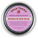 Headache Ease Balm Natural Herbal Relief From Tension Discomfort Stress Anxiety Migraines and More Soothes Cools Calms and Relaxes